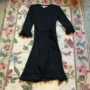 Max Studio Black wrap dress
